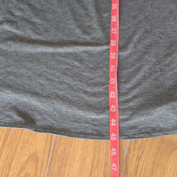 Eileen Fisher Tencil Jersey Dress Sz XLarge 3/4 Sleeve Grey Langenlook Soft - Picture 9 of 10